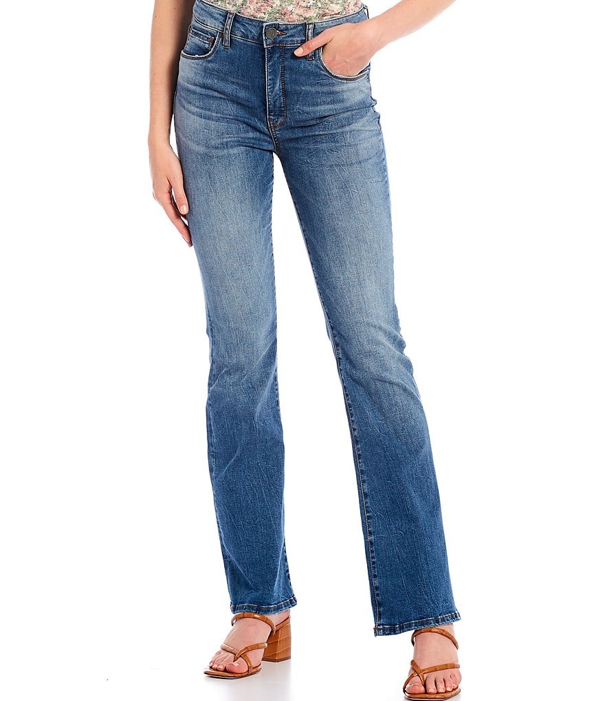 KUT from the Kloth Ana High-Rise Fab Ab Technique Boot Leg Jeans