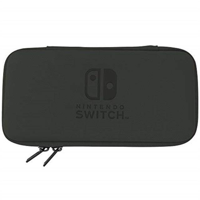 Hori Official Nintendo Switch Lite Slim Tough Pouch Case - Black