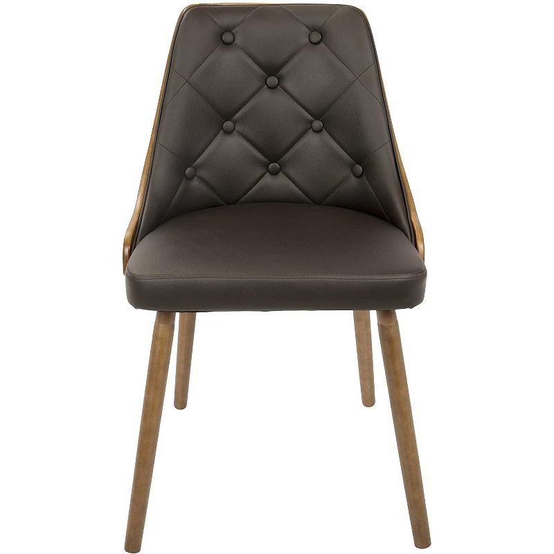 Gianna Dining Chair - Walnut, Brown - LumiSource