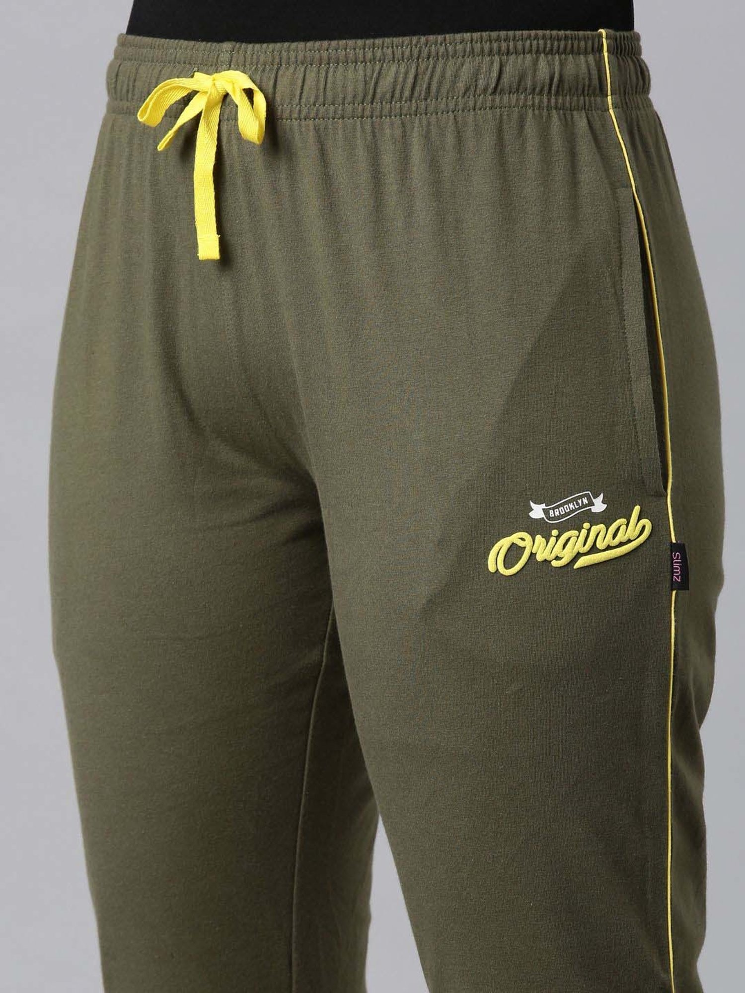 Dixcy Slimz Green Cotton Graphic Print Capris