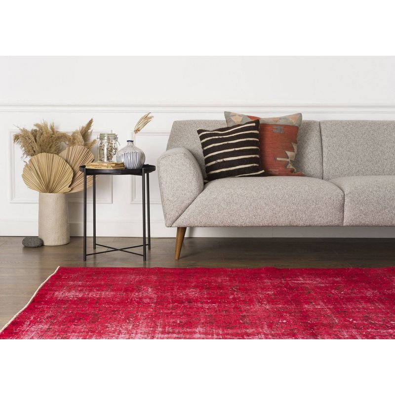 4'7"x7'8" Vintage One-of-a-Kind Edeltrudis Rug Red - Revival Rugs