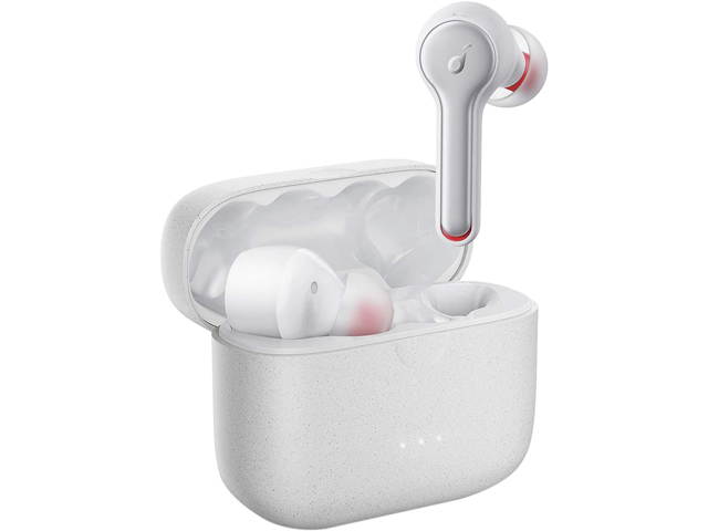 Soundcore Liberty Air 2 Wireless Earbuds, by Anker, Diamond-Inspired Drivers, 4 Mics, Noise Reduction, 28H Playtime, HearID, Bluetooth 5, Wireless Charging, for Calls, Home Office