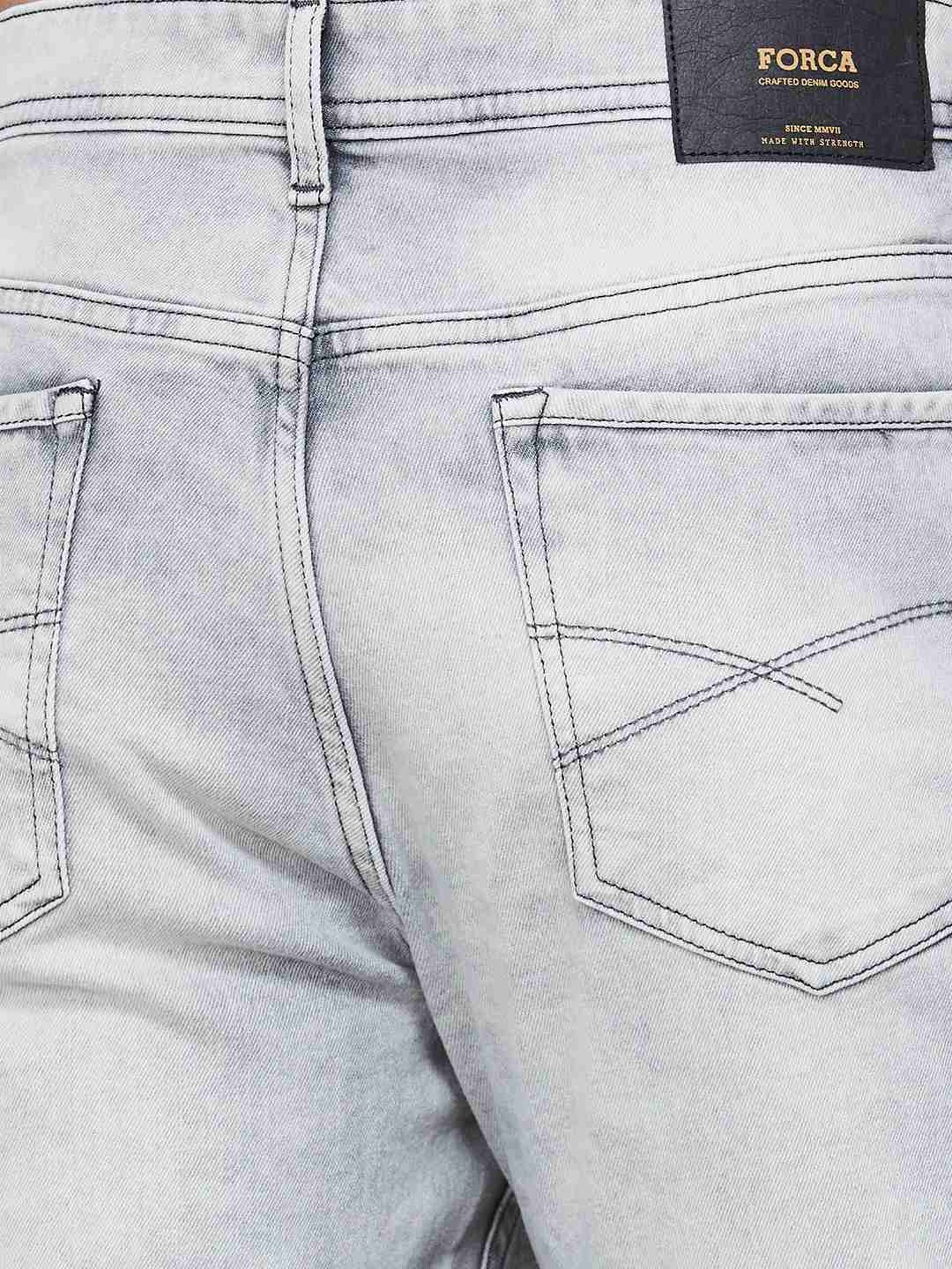 Forca by Lifestyle Grey Carrot Fit Jeans