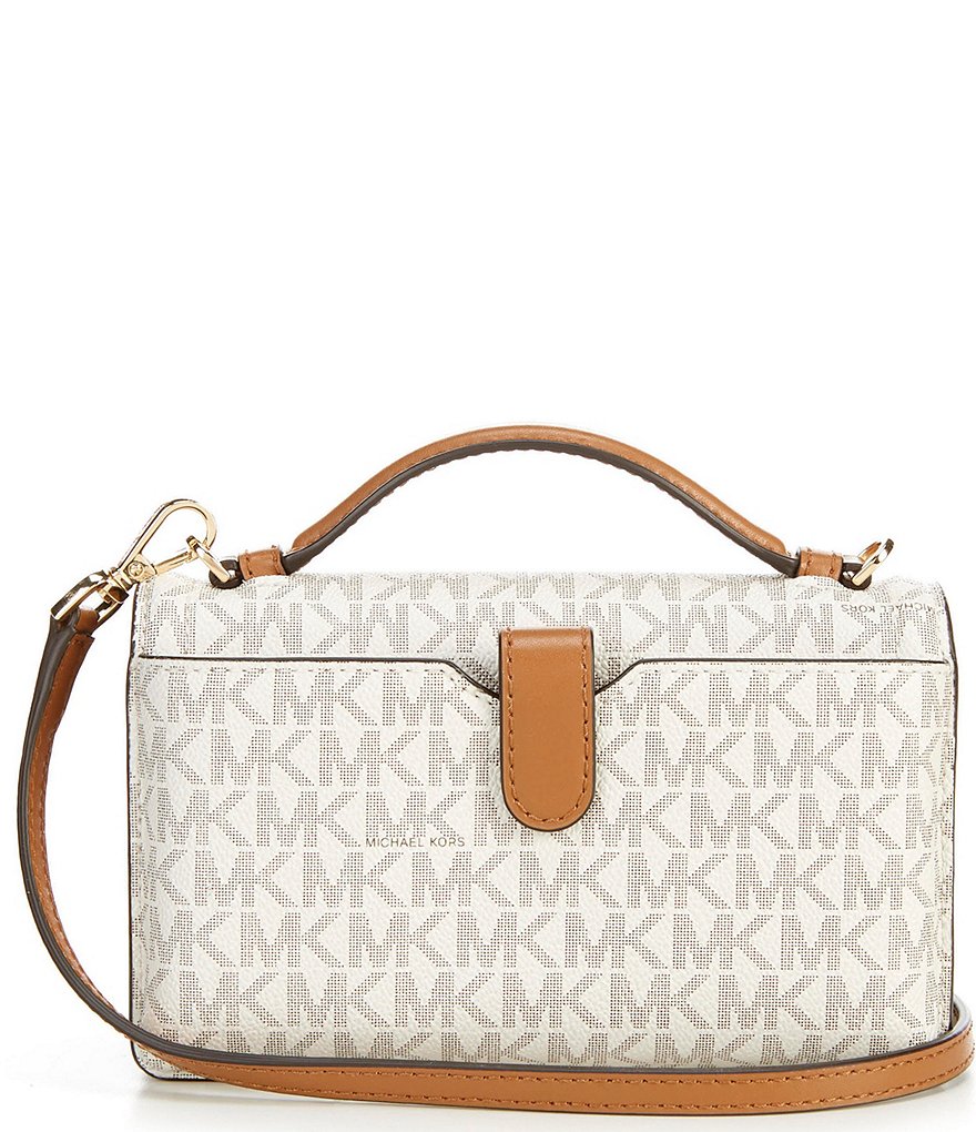 Michael Kors Signature Jet Set Charm Top Handle Phone Crossbody Bag