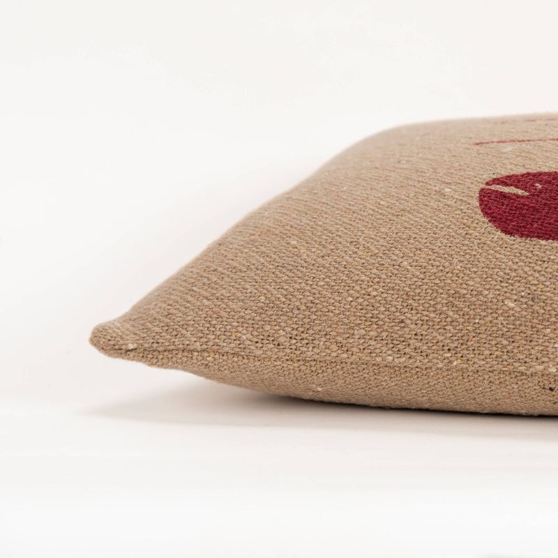 Lobster Poly Filled Pillow Red - Rizzy Home