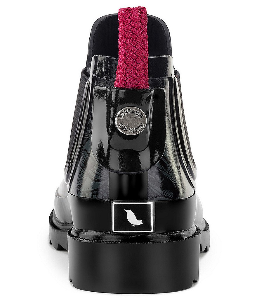 Sakroots Rhyme Printed Waterproof Chelsea Rain Booties