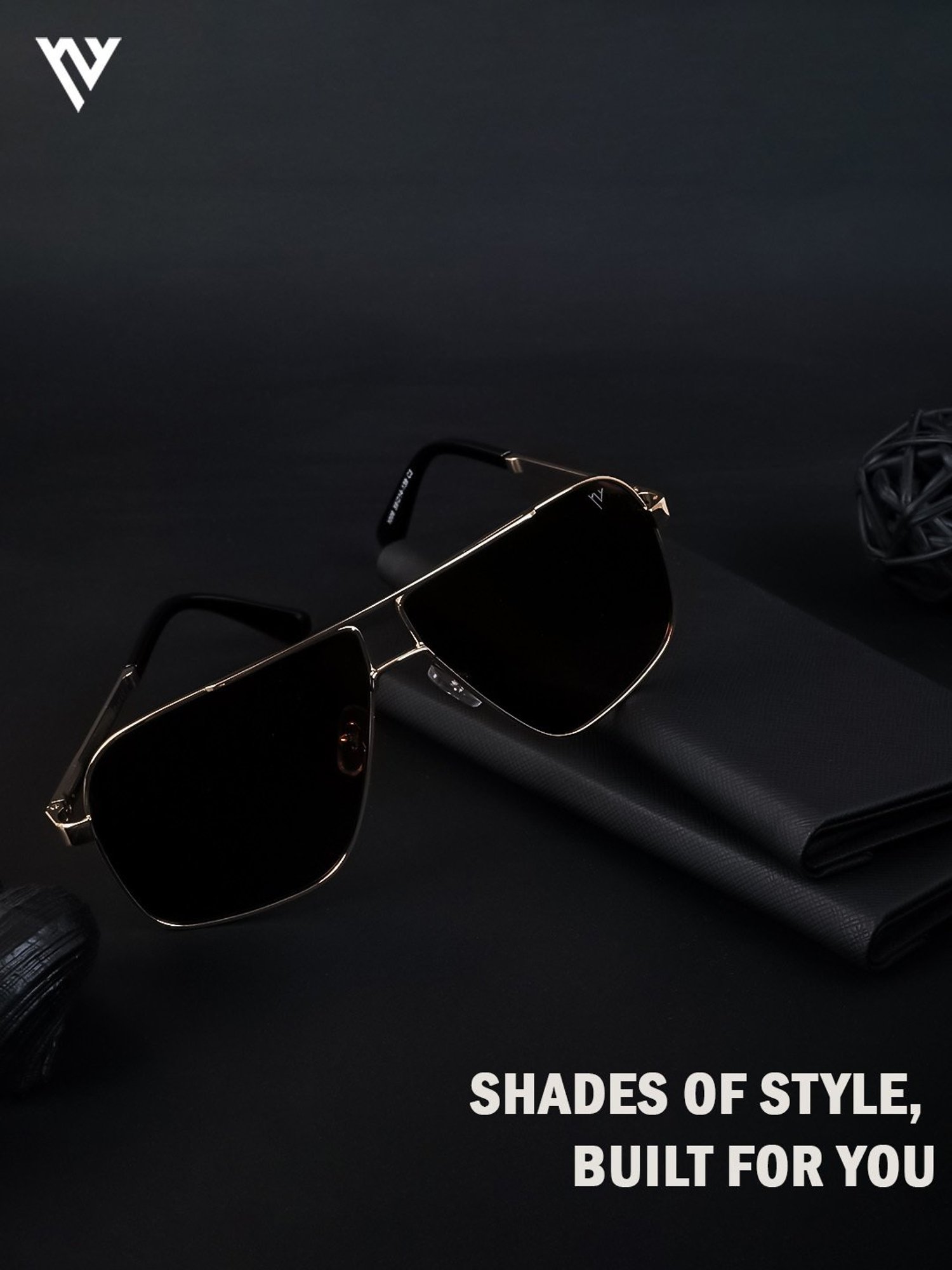 Voyage Brown Wayfarer Polarised and UV Protected Lens Unisex Sunglasses