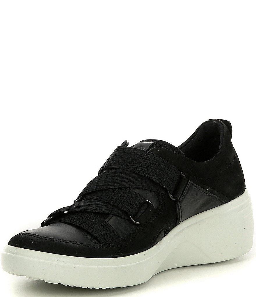 ECCO Soft 7 Wedge Strap Sneakers