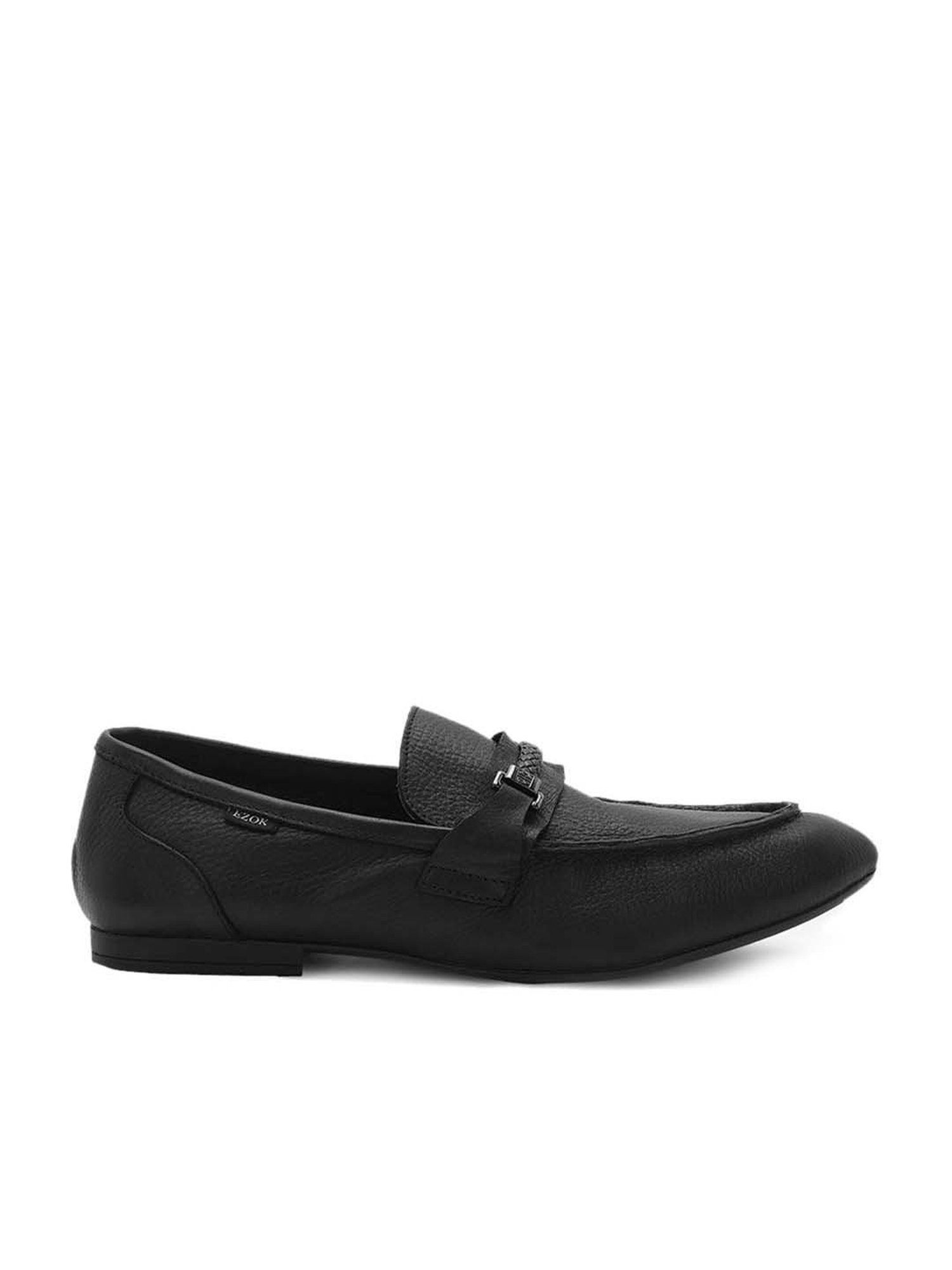 EZOK Men's Black Casual Loafers