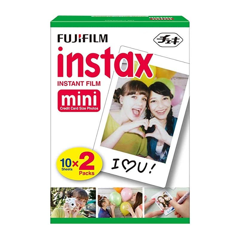 instax Mini 9 Instant Camera (Smokey White) with 40 Twin Film Pack and 7-1 Accessory Bundle (4 Items)