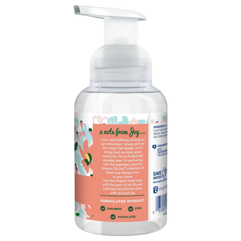 Oh Joy! by Softsoap Limited Edition Foaming Hand Soap Decor for your Counter - Blooming Iris - 10 fl oz
