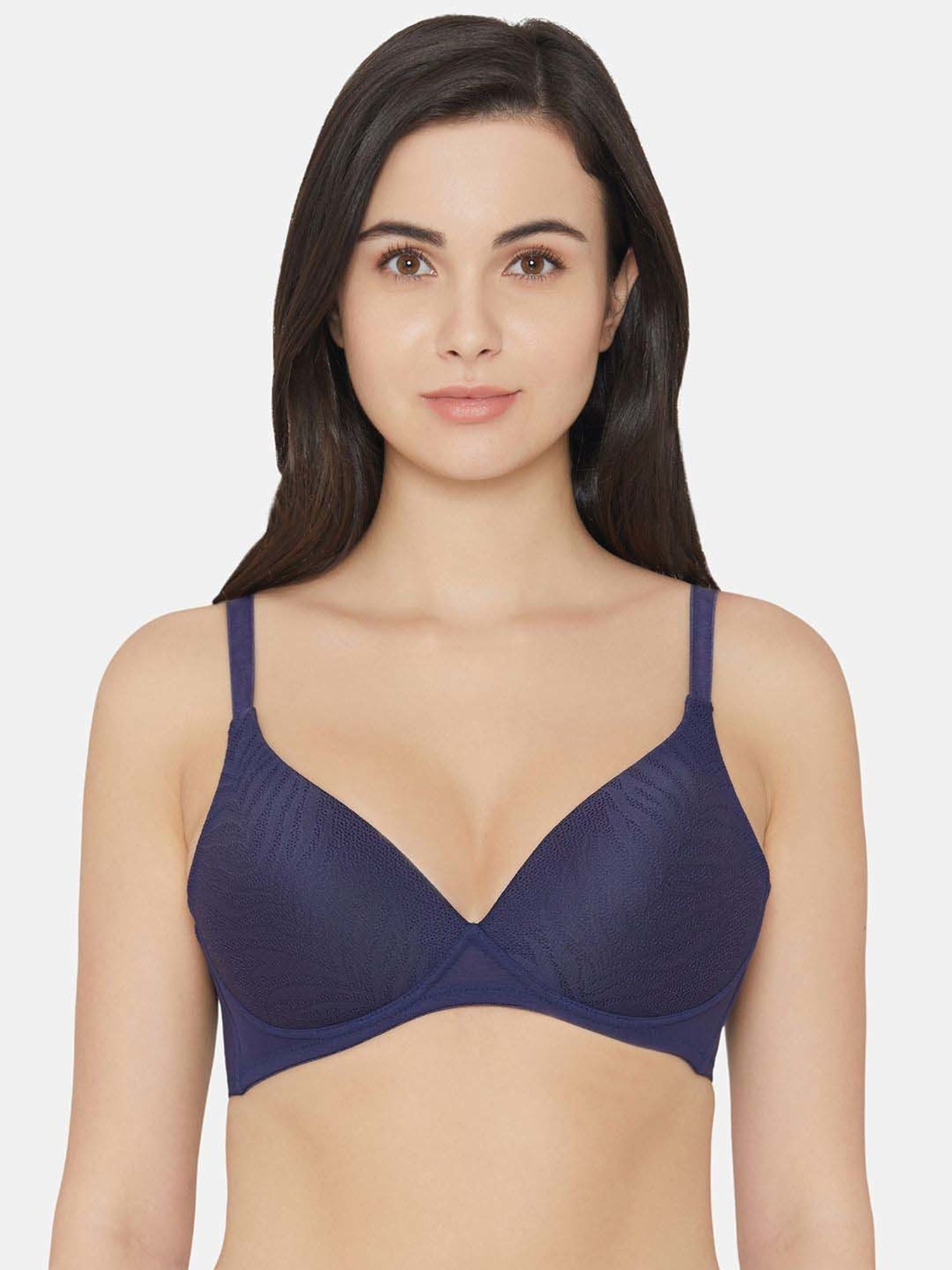 Wacoal Navy Self Pattern Everyday Bra