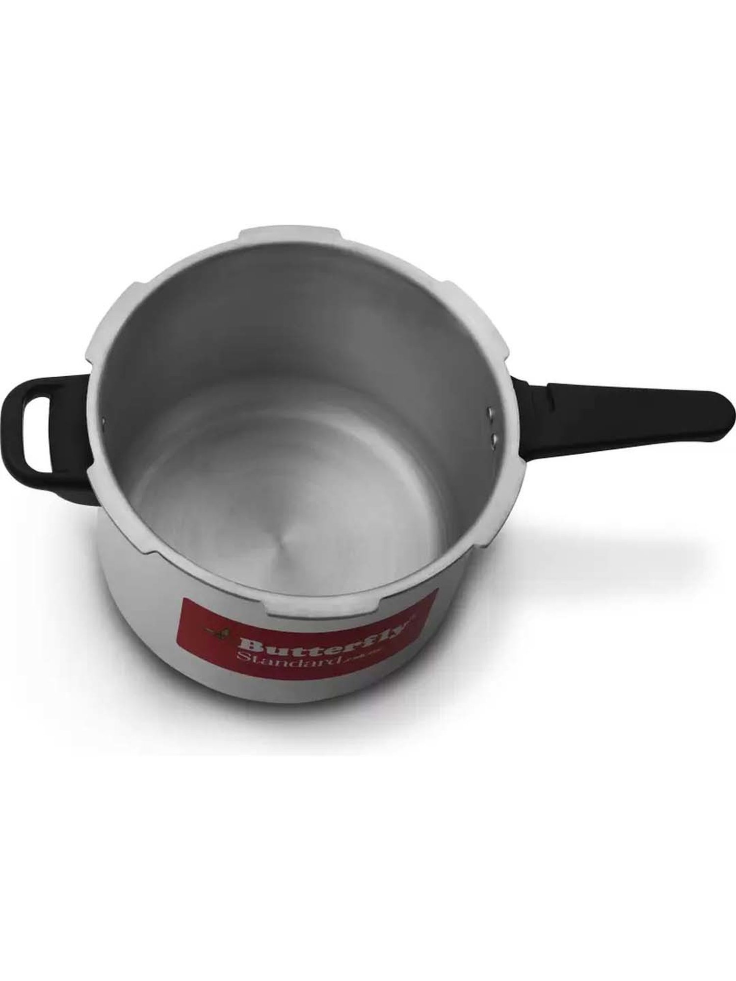 Butterfly Silver Alloy & Plastic Induction Standard Plus Pressure Cooker (7.5 L)