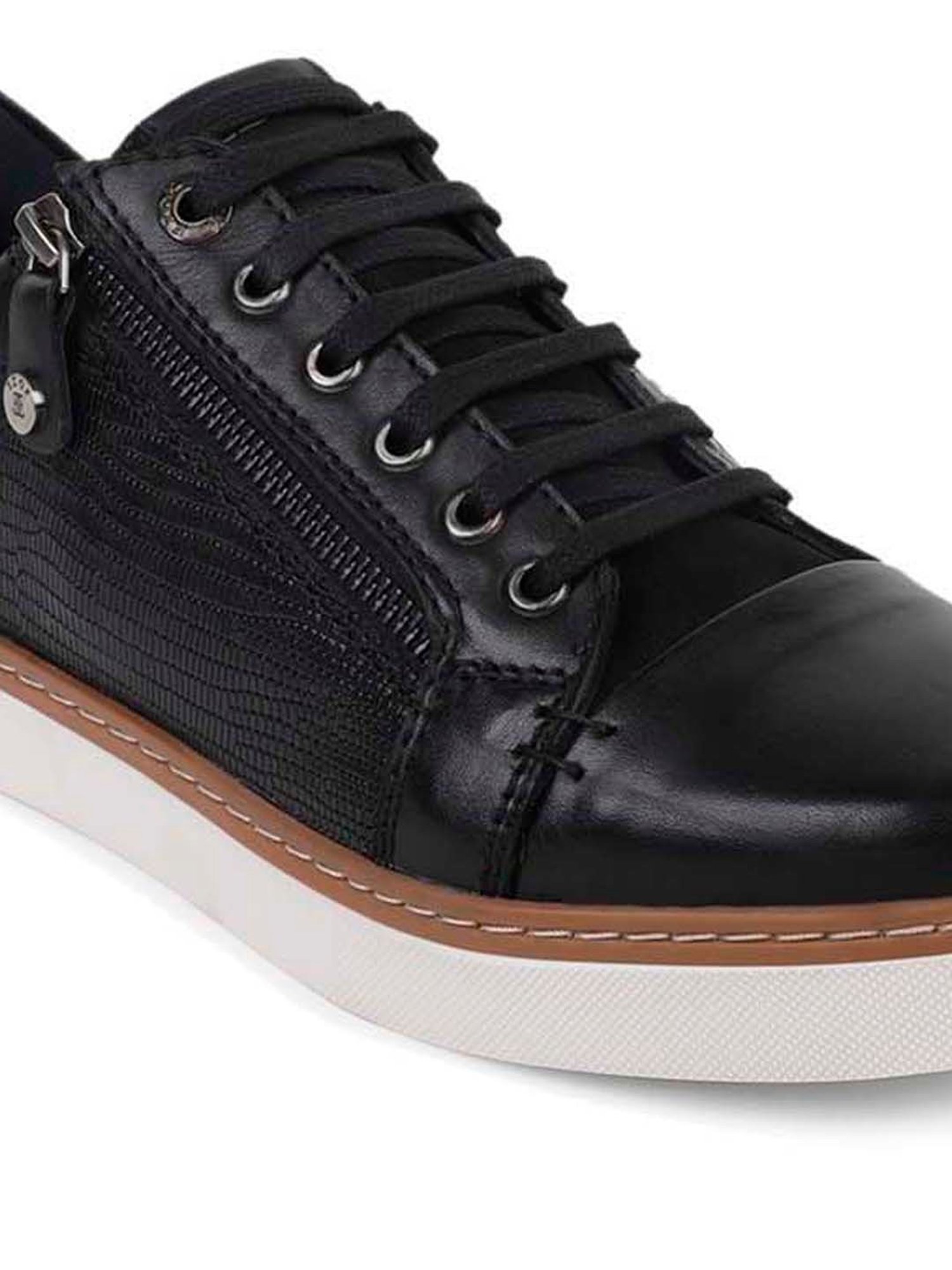 EZOK Men's Black Casual Sneakers