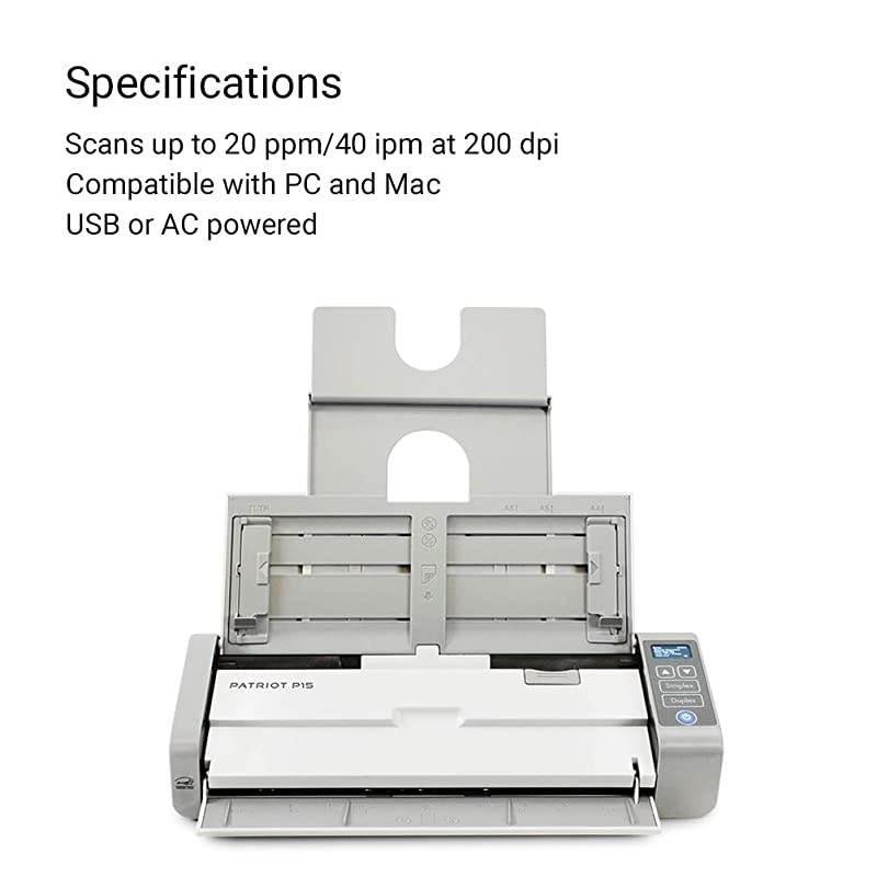 Patriot P15 Portable Document Scanner