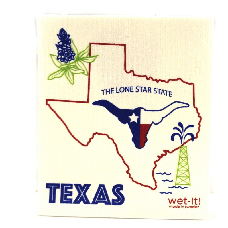 Swedish Dish Cloth 8.0" Red Cycle Absorbent Kitchen Eco Friendly  -  Dish Cloth