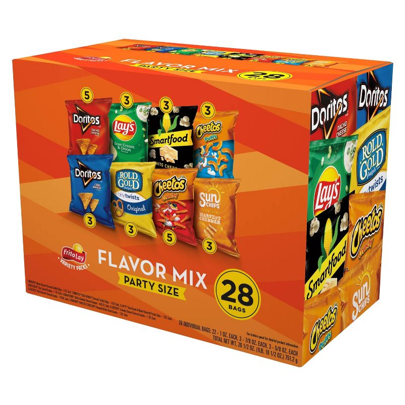 Frito-Lay Fun Times Mix Variety Pack - 28ct