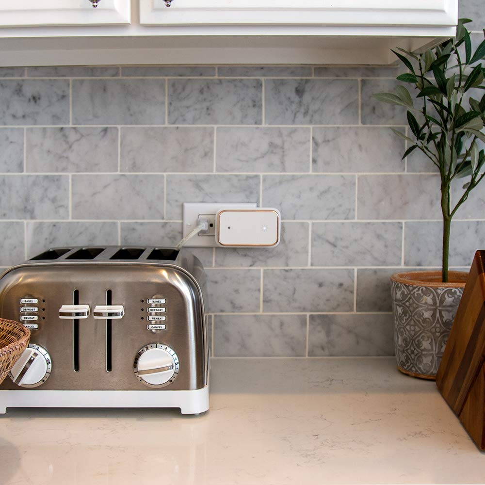 ChargeHub X4-4-Port USB Supercharger at 2.4 Amps per Port and 50 Lumen LED Night Light Compatible with The iPhone X/8/7/6 Plus, iPad, Galaxy S9/S8/S7, Nexus, LG & Other Devices (White)