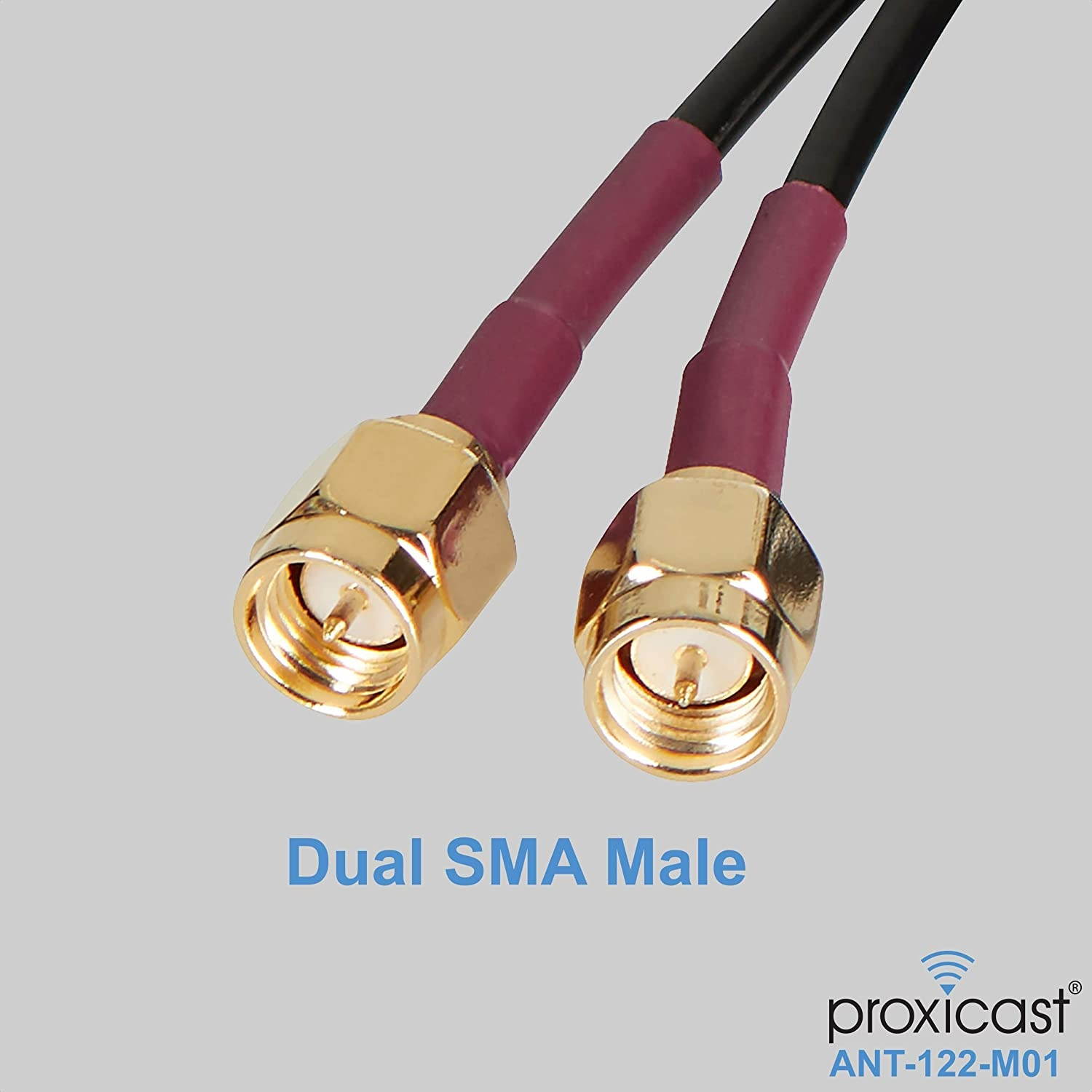 Proxicast Ultra Low Profile MIMO 3G / 4G / LTE Omni-Directional 2.5 dBi Puck Magnetic/Adhesive Mount Antenna (SMA) for Verizon AT&T Sprint and Others