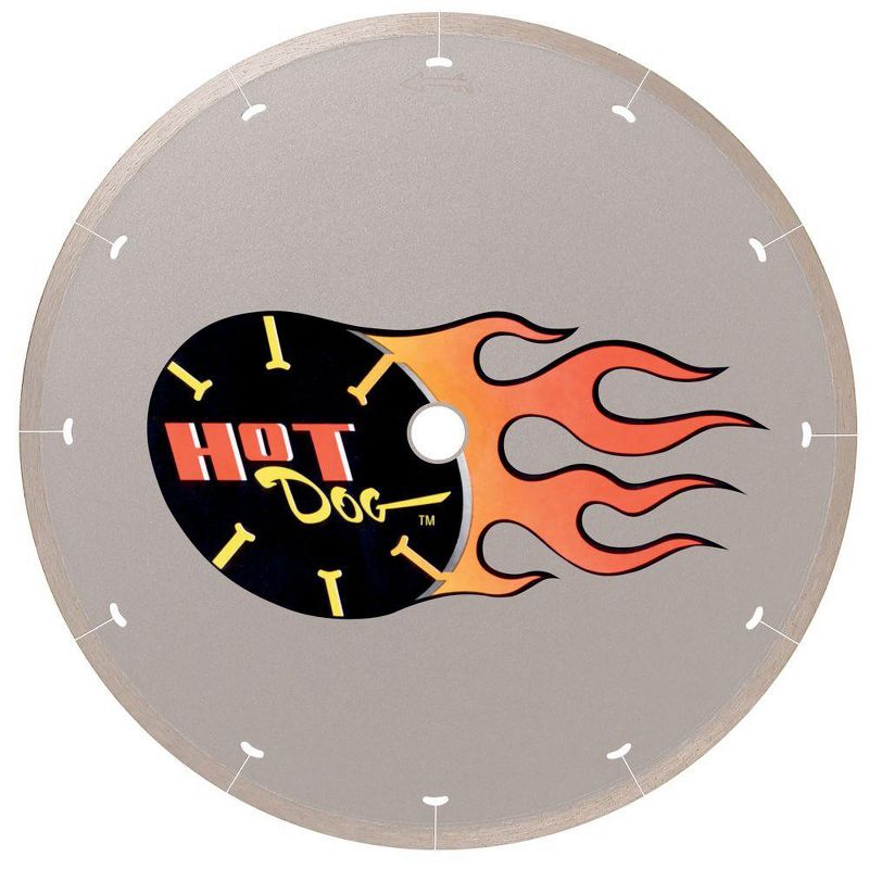 MK Diamond MK-225 HotDog 7 in. Continuous Rim Wet Cutting Diamond Blade