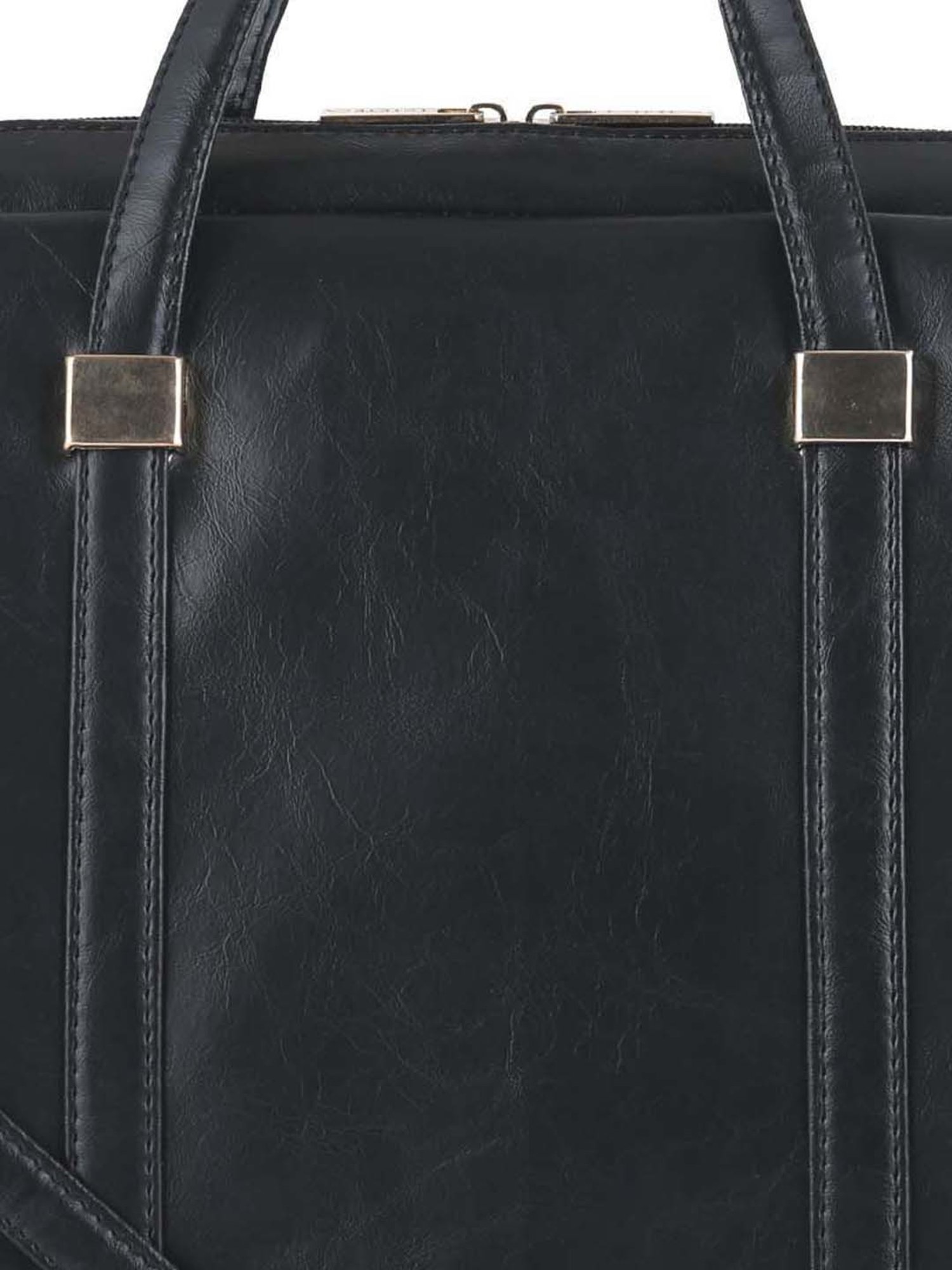 Toteteca Black Medium Messenger Bag