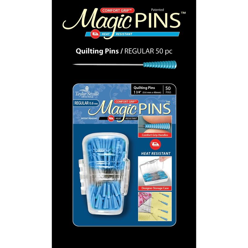 Taylor Seville Magic Pins - Quilting Regular-50/Pkg