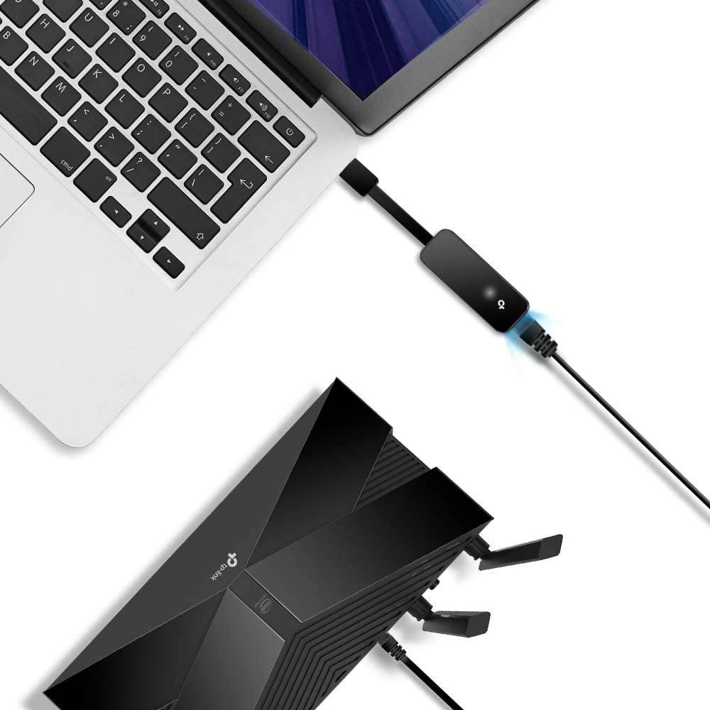 TP-Link USB to Ethernet Adapter (UE305) Foldable USB 3.0 to Gigabit Ethernet LAN Network Adapter Supports WindowsLinux Apple MacBook Surface