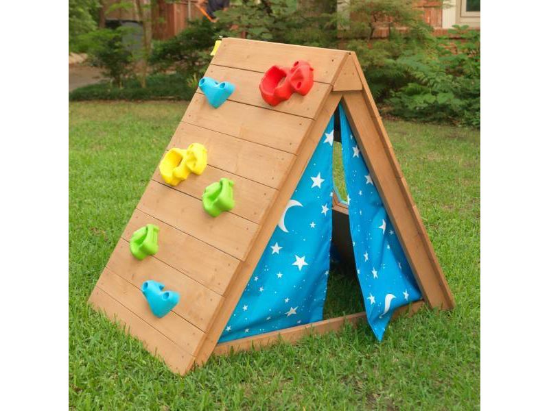 KidKraft A-Frame Hideaway & Climber Tent