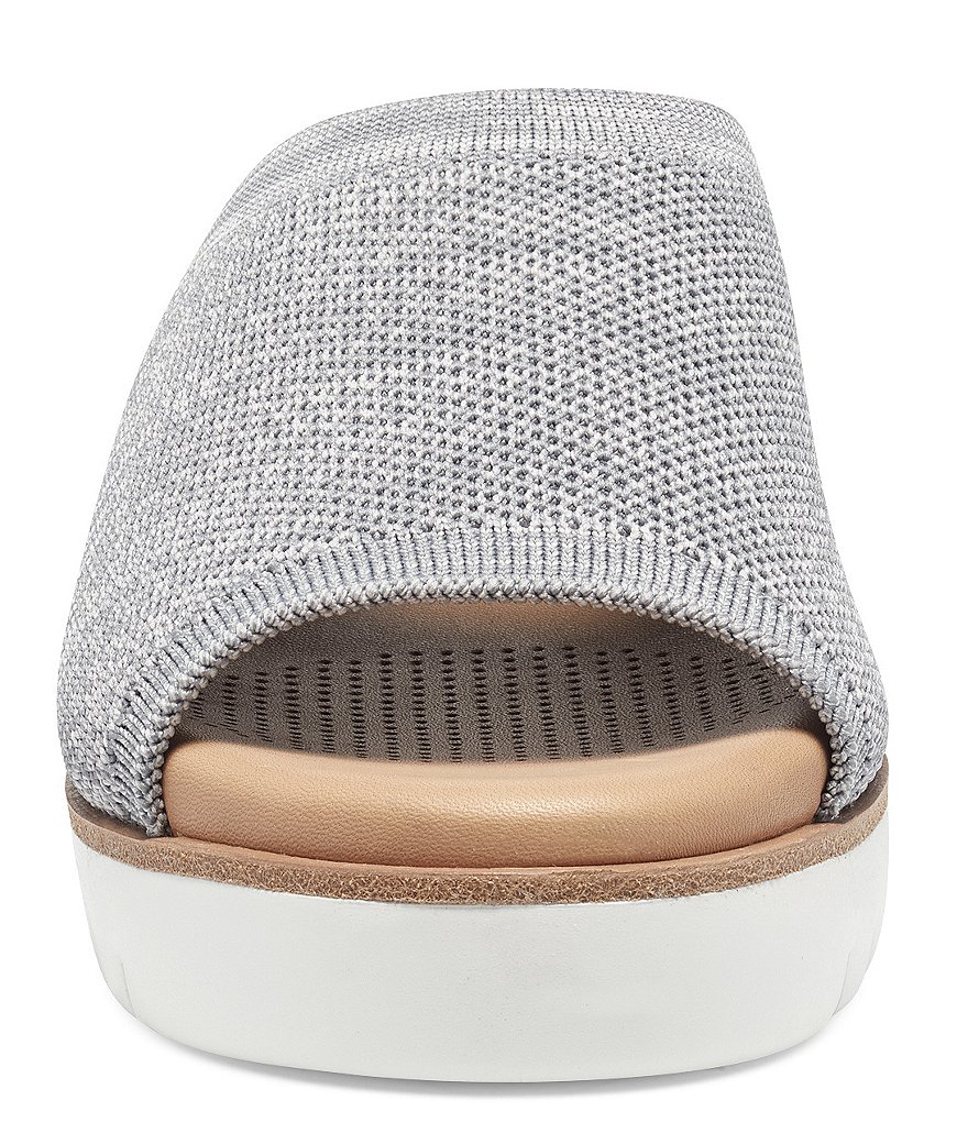 CC Corso Como Ditya Two-Tone Knit Slide Wedge Sandals