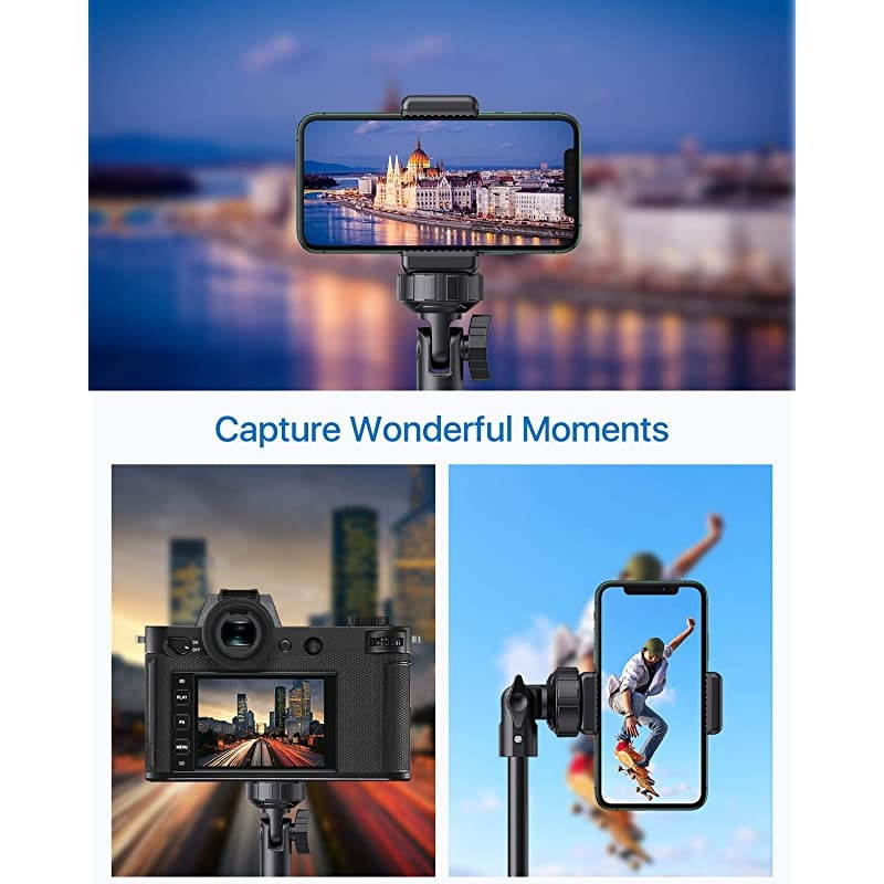 Premium Selfie Stick Tripod with Bluetooth Remote 51quot Extendable AllinOneTripod Stand for iPhone amp Android amp Camera Lightweight amp Sturdy Universal Phone Holder for iPhone 11 Series