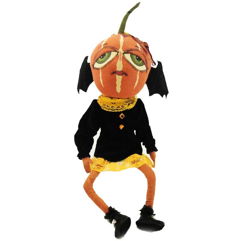 Joe Spencer Brandi Halloween Pumpkin Bat  -  Decorative Figurines
