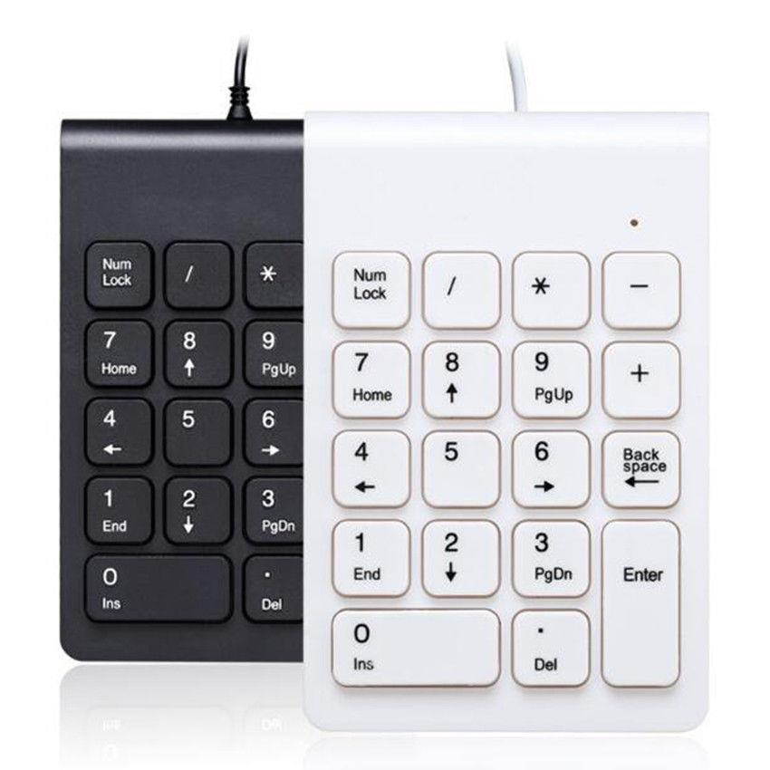 New Wired USB Numeric Keypad Numpad Number 18 keys Pad for Laptop PC