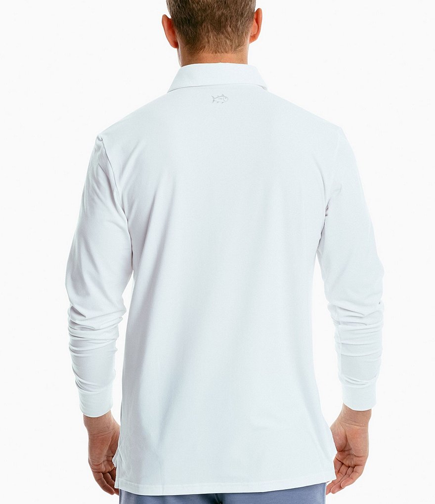 Southern Tide Ryder Performance Stretch Long-Sleeve Polo Shirt
