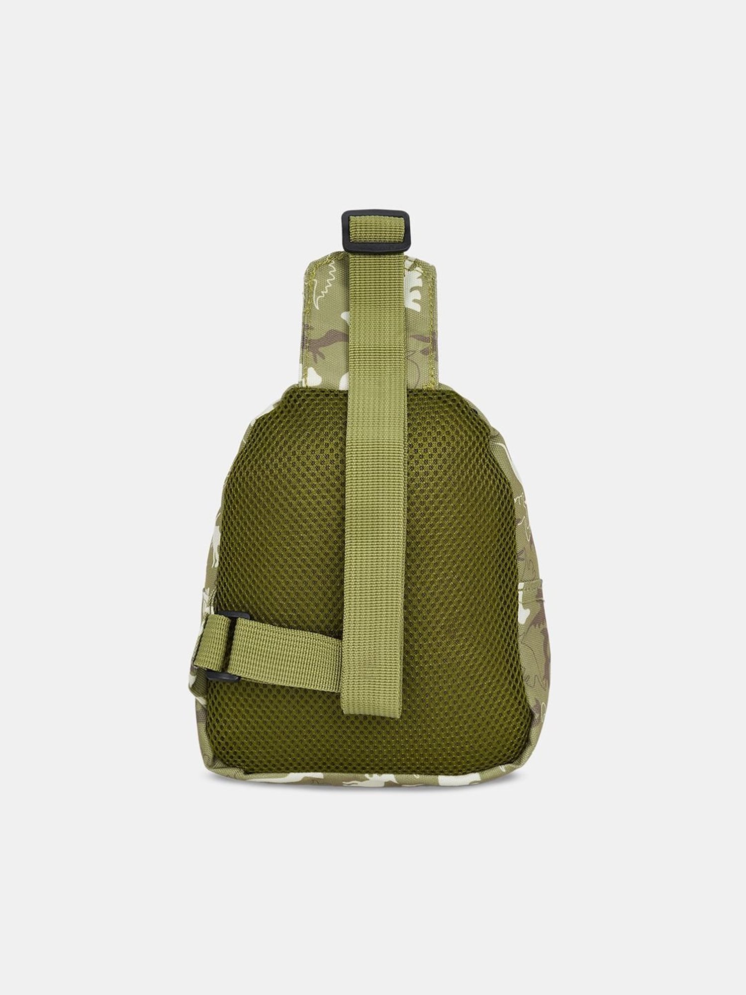 Pantaloons Junior Olive Printed Medium Cross Body Bag