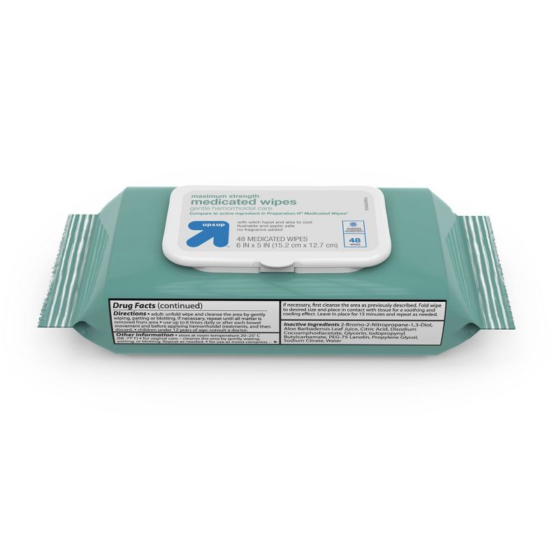 Medicated Hemorrhoid Wipes - 96ct - up & up™