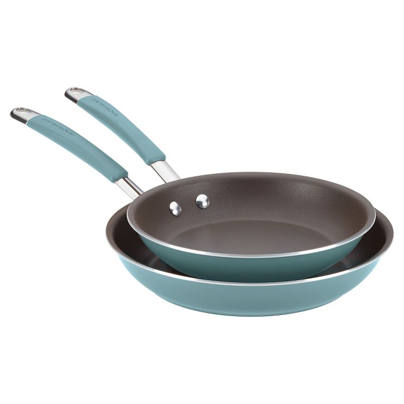 Rachael Ray Cucina Twin Pack Open Skillets - Blue (9.25" and 11")