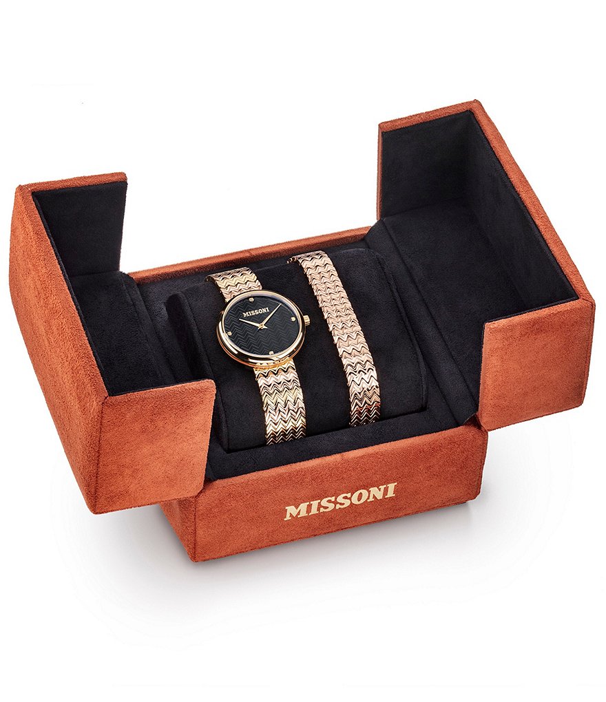 Missoni M1 Stainless Steel Watch Box Set