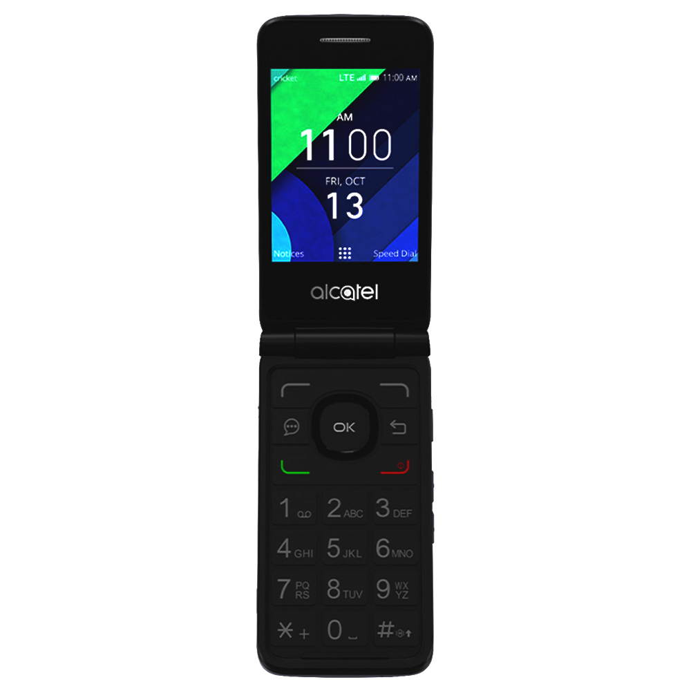 Alcatel QUICKFLIP 4G LTE 4044C - Go Flip 2 | Sleek GSM Unlocked Flip Phone | HD Voice | 2.8" Screen