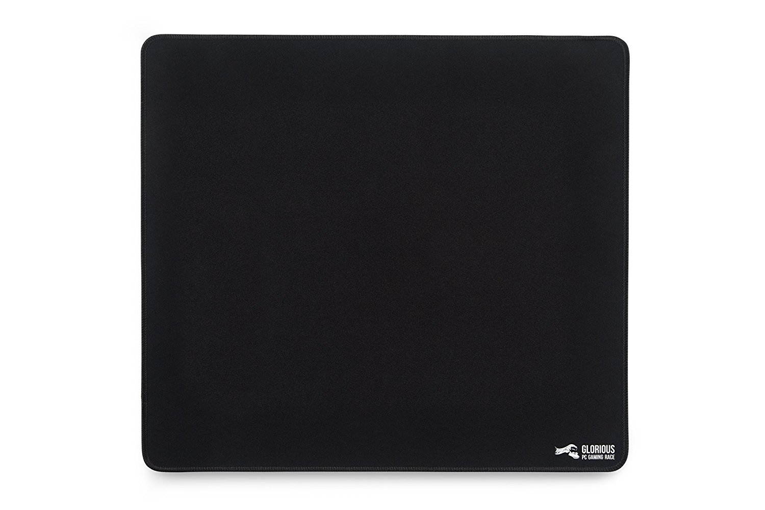 Glorious High Quality XL Gaming Mouse Mat / Pad - Thick , Large, Stitched Edges, 2-3mm Mousepad | 16"x18" , Smooth cloth surface,Non-slip rubber base, Anti-Fraying stitched frame