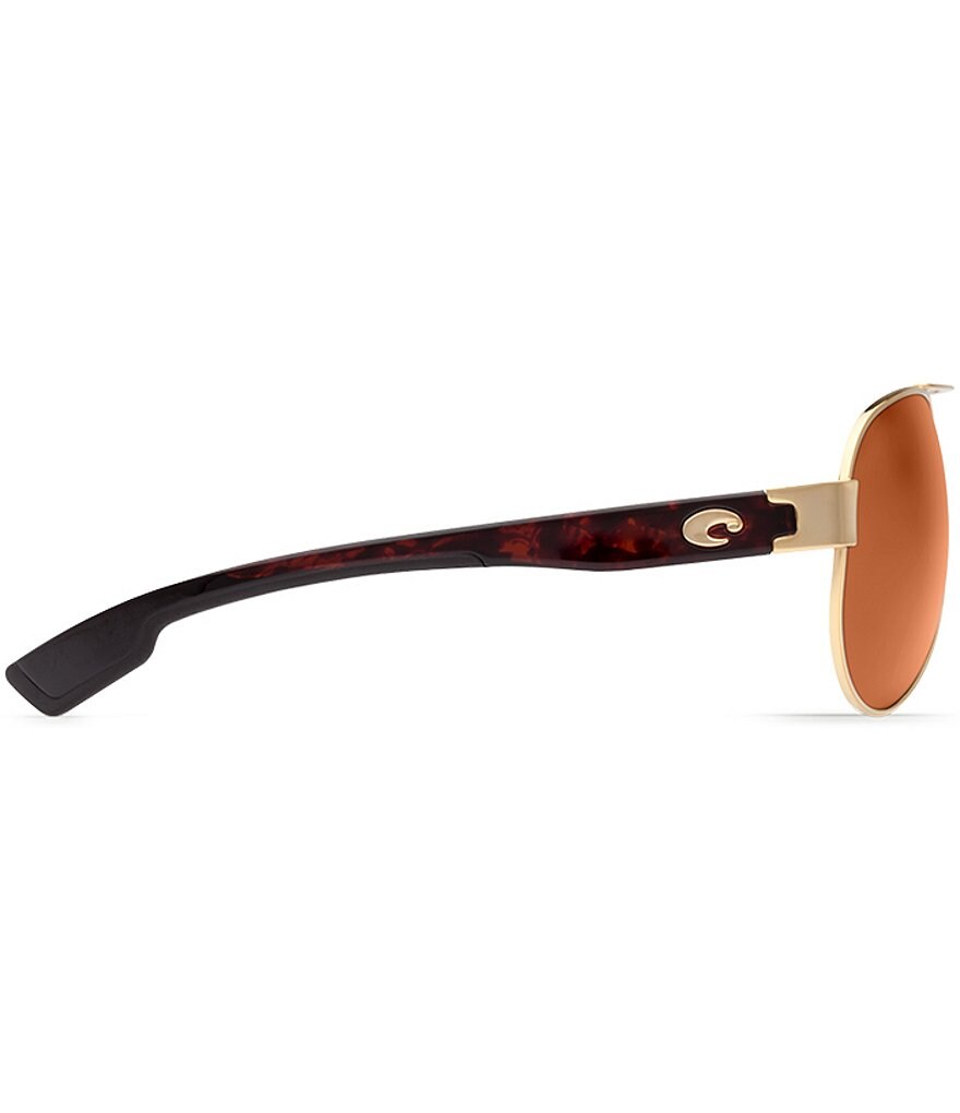 Costa South Point Polarized UVA/UVB Protection Double Bridge Aviator Sunglasses
