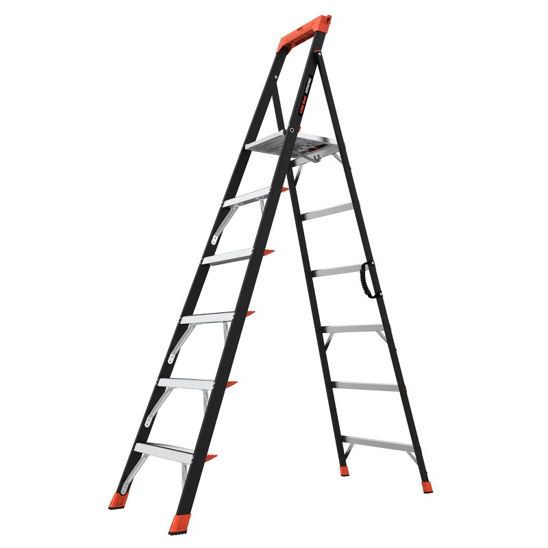 Little Giant Ladder Systems 8' model ANSI Type IAA fiberglass Stepstool Gray