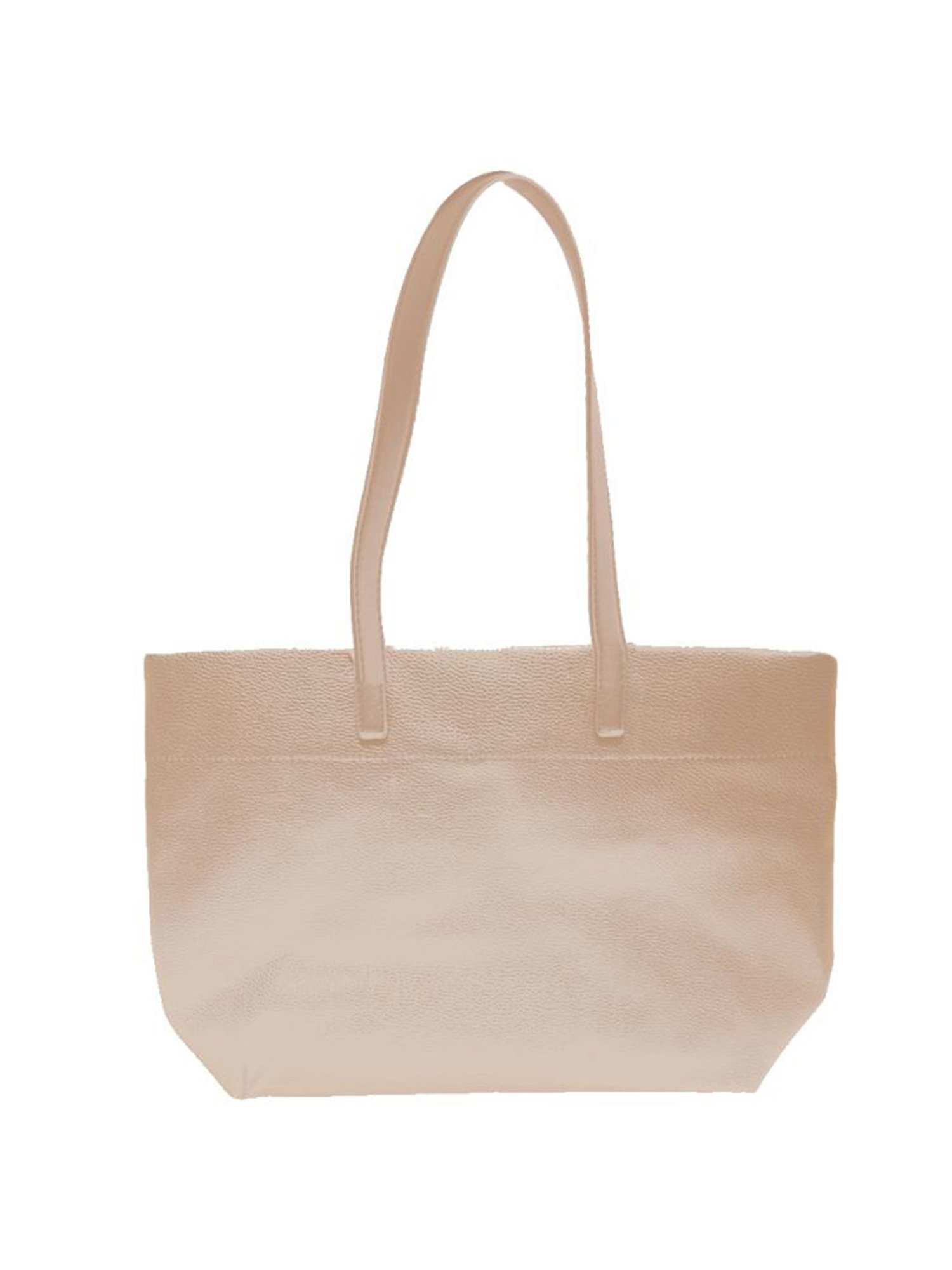 Carpisa Penny Sand Faux Leather Solid Tote Handbag
