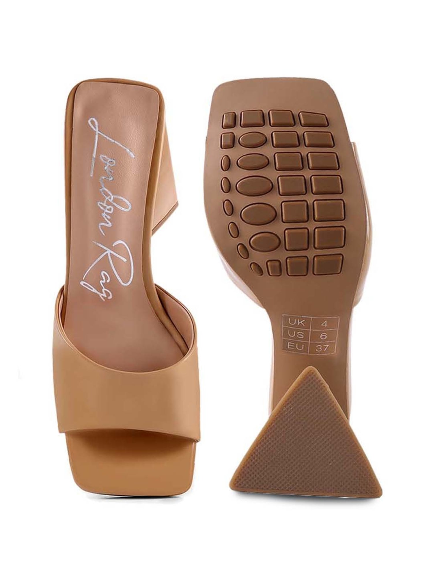 London Rag Women's Beige Casual Sandals