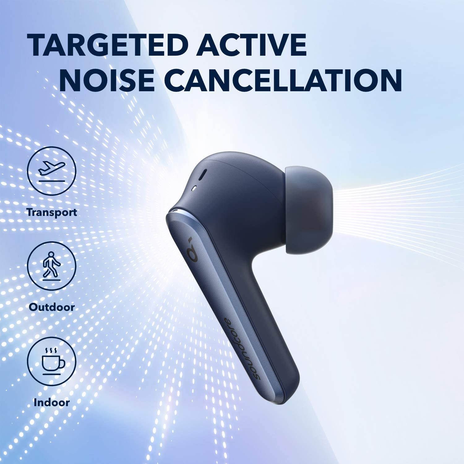 Anker Soundcore Liberty Air 2 Pro True Wireless Earbuds, Targeted Active Noise Cancelling, PureNote Technology, 6 Mics for Calls, 26H Playtime, HearID Personalized EQ, Bluetooth 5, Wireless Charging