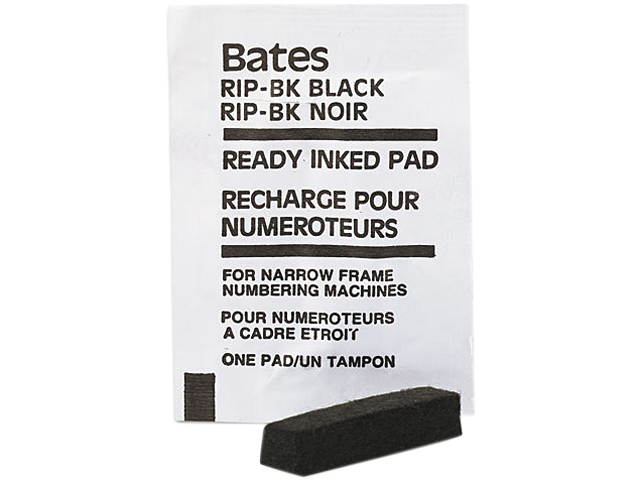 GBC 9808196 Ready-Inked Pad for Multiple/Lever Movement Numbering Machine, Black