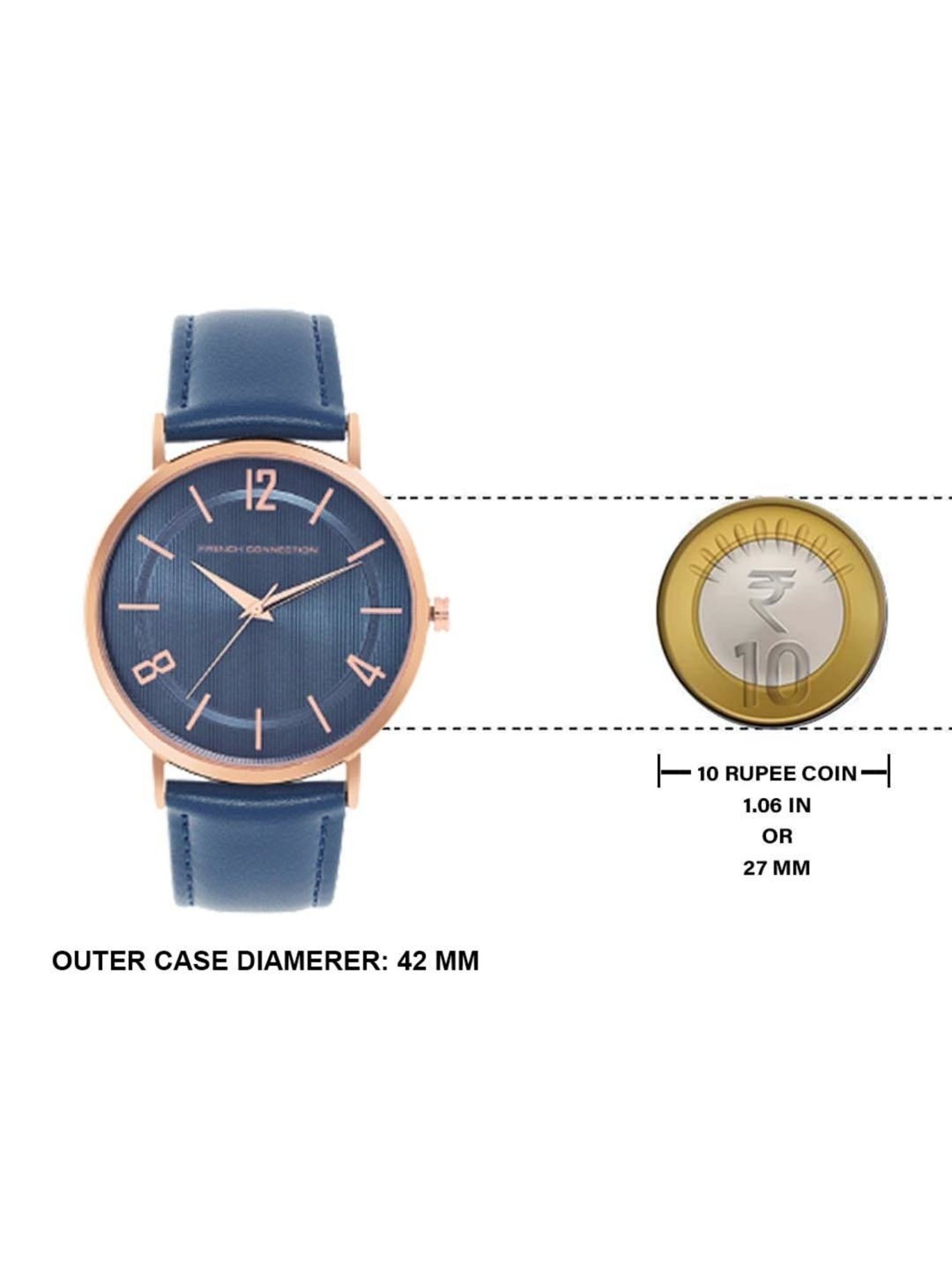 French Connection FCN00039A Analog Unisex Couple Watch