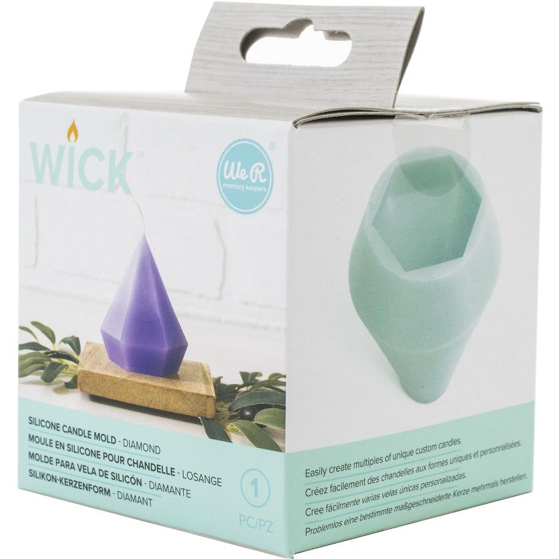 We R Wick Candle Mold-Diamond
