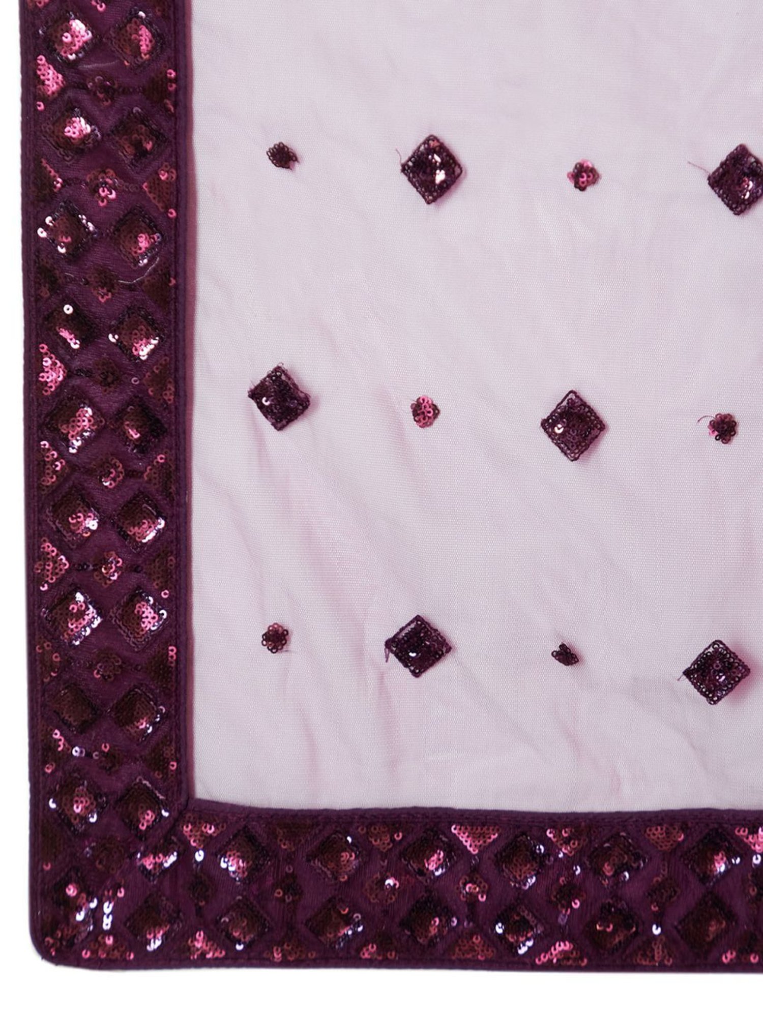 Soch Purple Embellished Unstitched Lehenga Choli Set With Dupatta