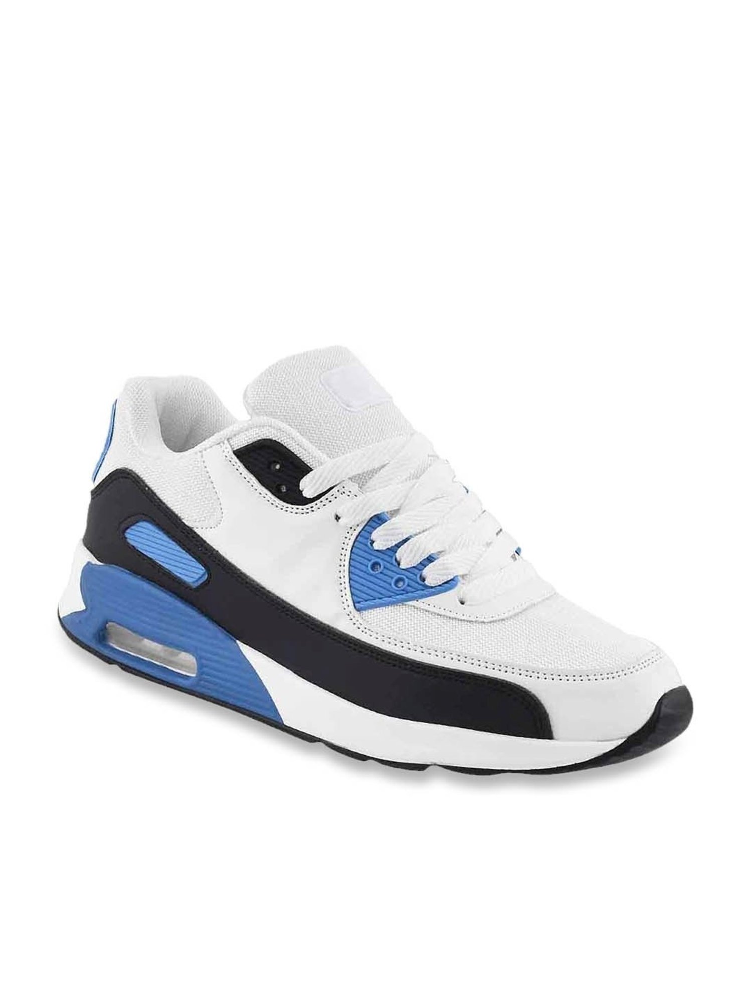 The White Pole Men's Blue Casual Sneakers