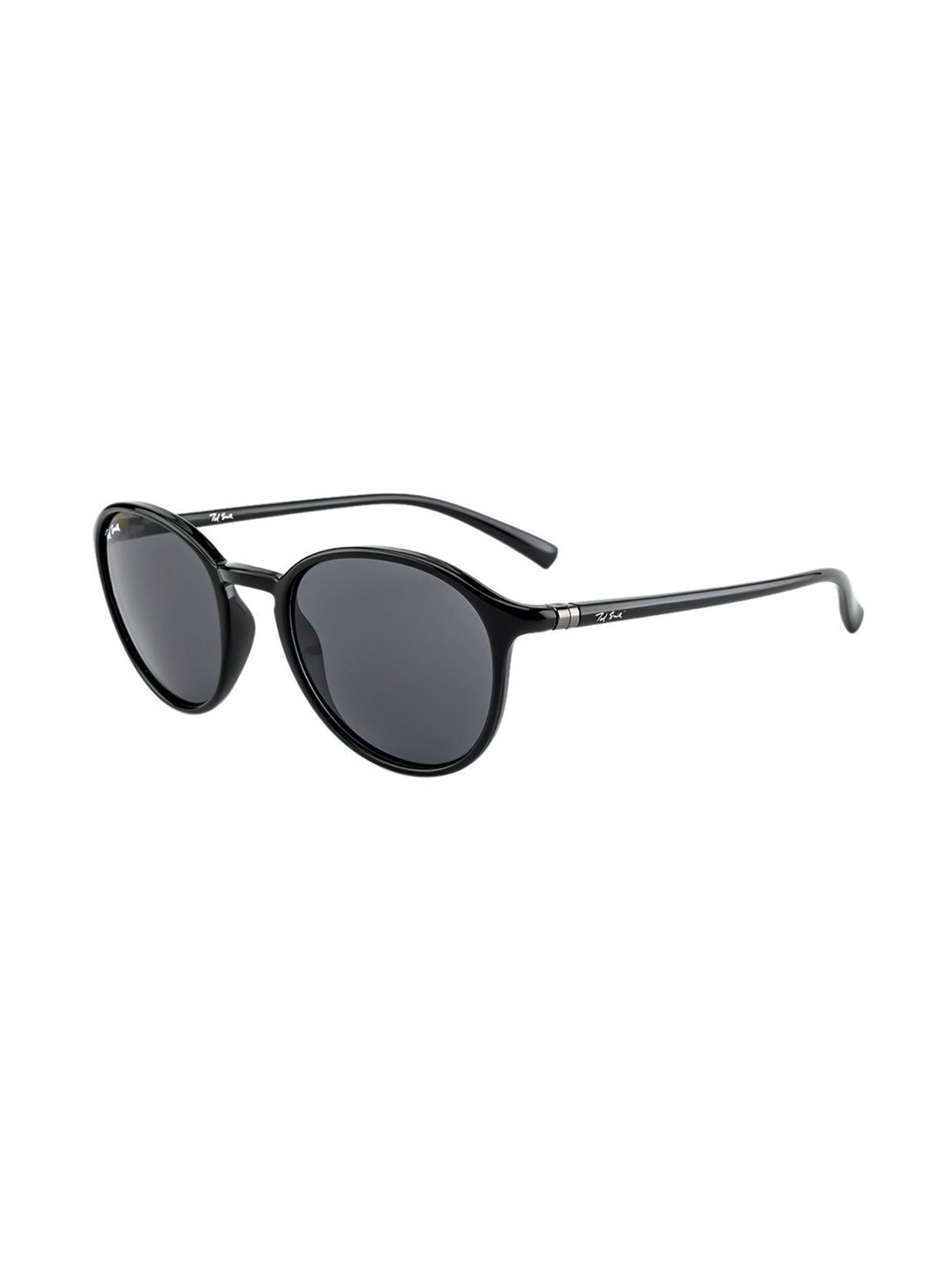 Ted Smith Grey Round UV Protection Unisex Sunglasses